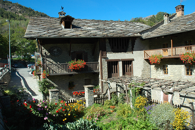 Maison traditionnele du Val d'Aoste