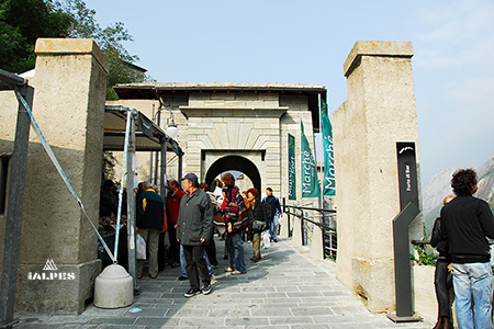 Fort de Bard, première entrée.