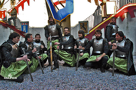Carnaval de Verrès, les chevaliers