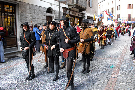 Carnaval de Verrès, les archers