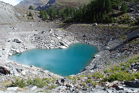Lac du glacier de Miage, Courmayeur en Vallée d'Aoste