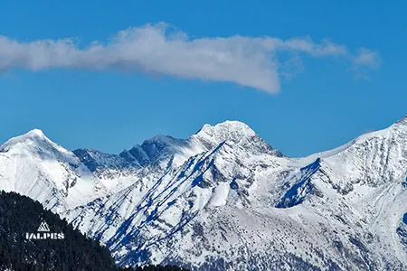 Paysage à Champorcher, vallée d'Aoste