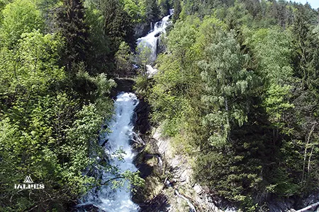 Cascade de Lenteney, Vallée d'Aoste, Italie