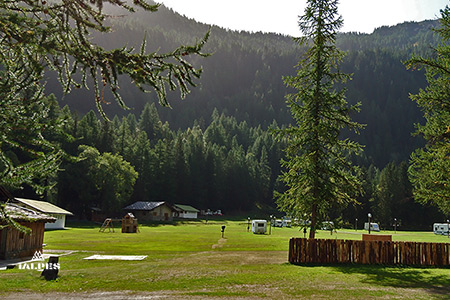 Val Veny camping en pleine nature Vallée d'Aoste