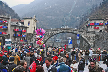 Carnaval de Pont-Saint-Martin, vallée d'Aoste, Italie