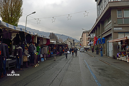 Aoste, marché hebdomadaire