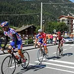 Vallée d'Aoste, course cycliste professionel le Giro.