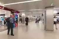 Italie, aéroport Milan-Linate pour aller en Vallée d'Aoste.